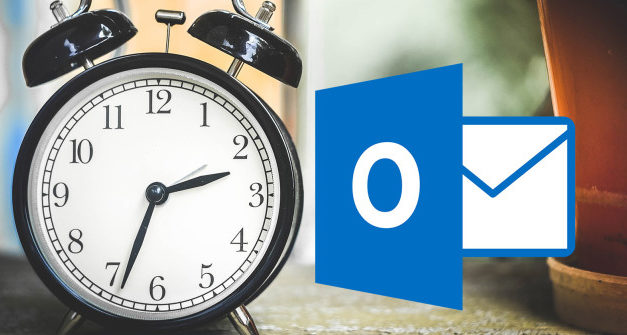 Ajustando o tempo para que o Outlook verifique se tem novos emails