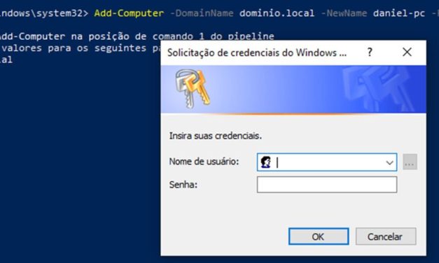 Inserir computador no domínio através do PowerShell