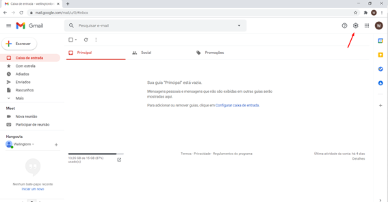 Como inserir assinatura no Gmail