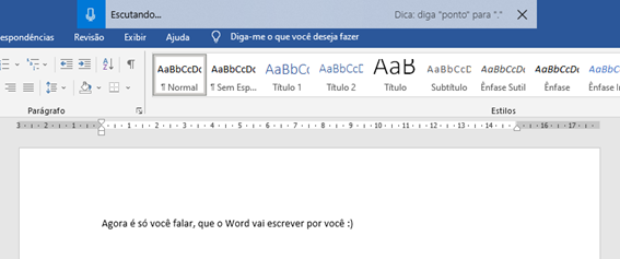 Word - Escrever Texto - Apresentação do Word