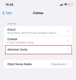 configurar email Exchange no Iphone adicionar