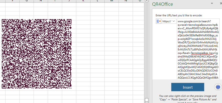 Como criar um QR Code no Excel