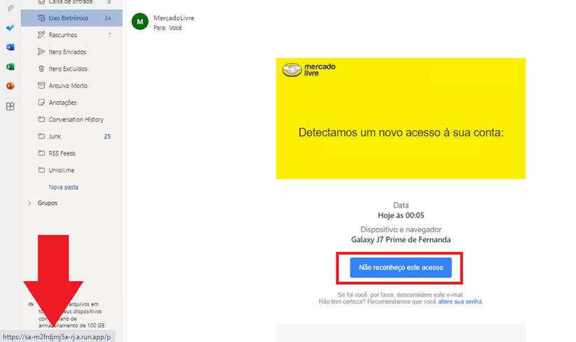 como ver se e-mail é seguro