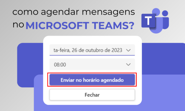 Como agendar mensagens no Microsoft Teams?