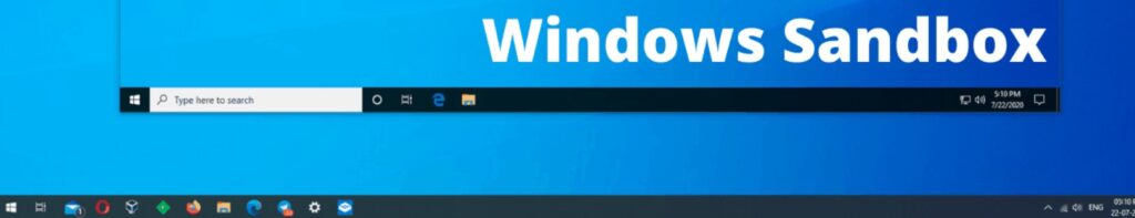 instalar o sandbox no Windows