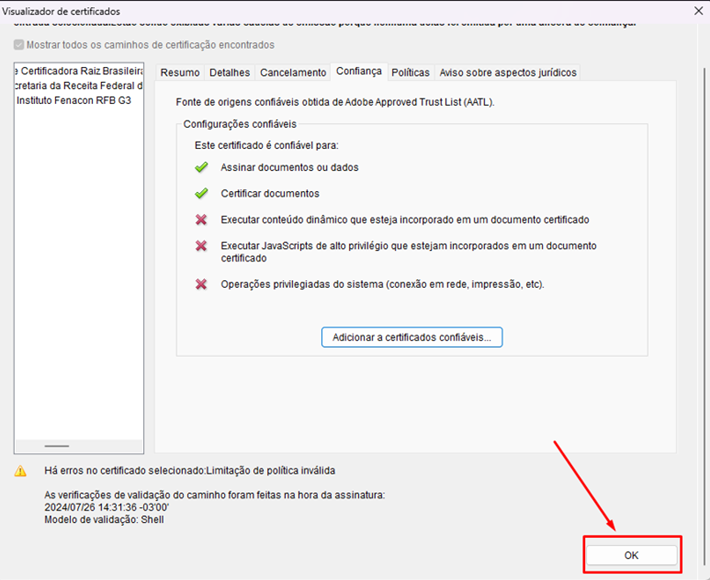 adicionar assinatura no Adobe