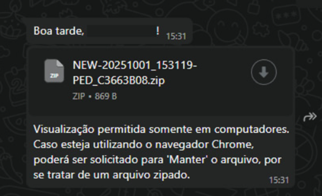 golpe no WhatsApp
