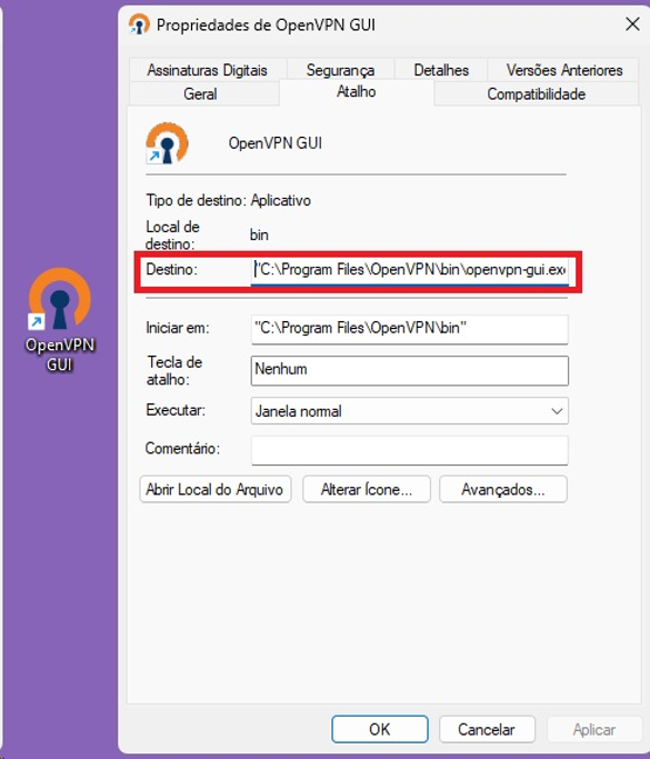 Iniciar o OpenVPN Automaticamente